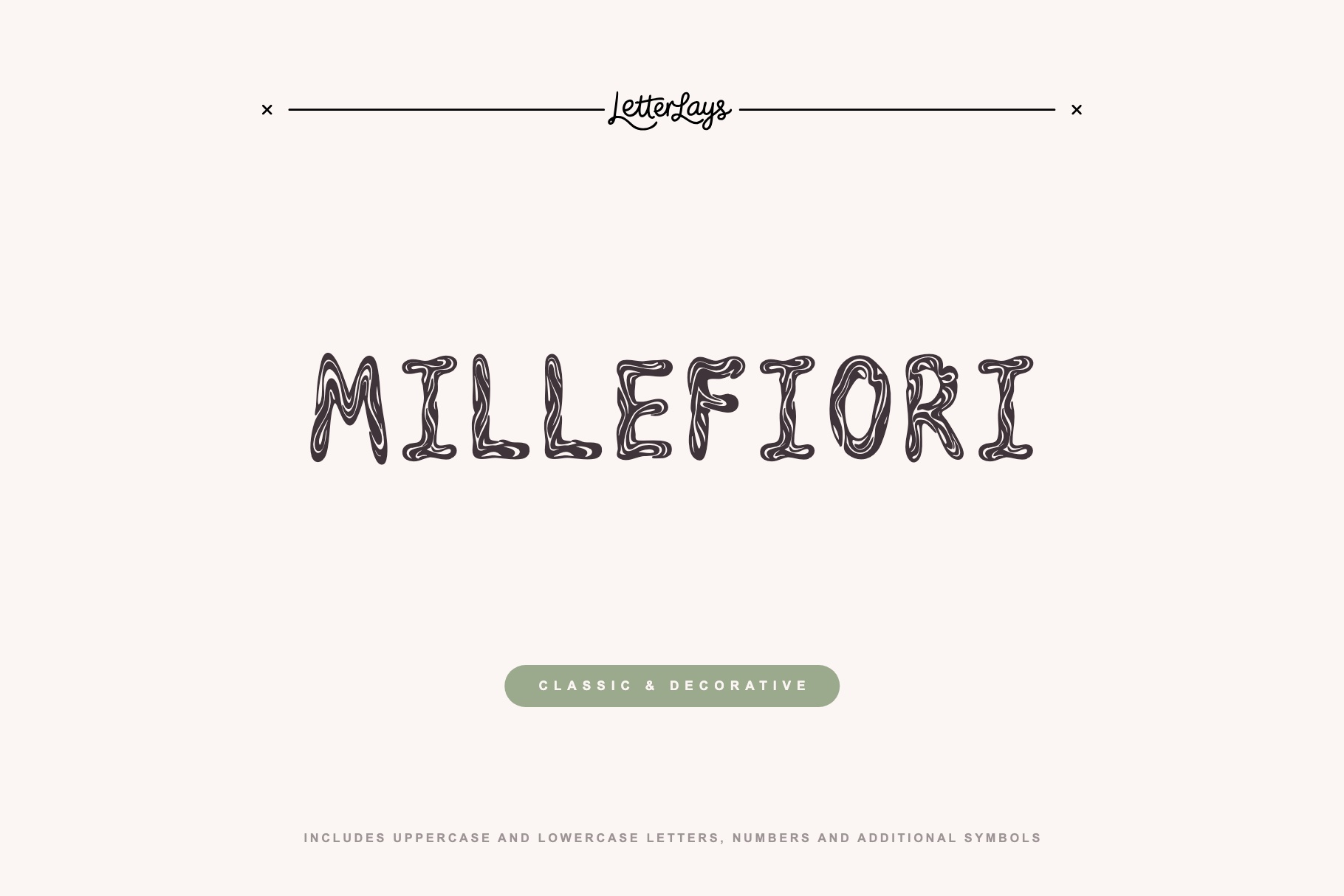 Millefiori Cover Artwork