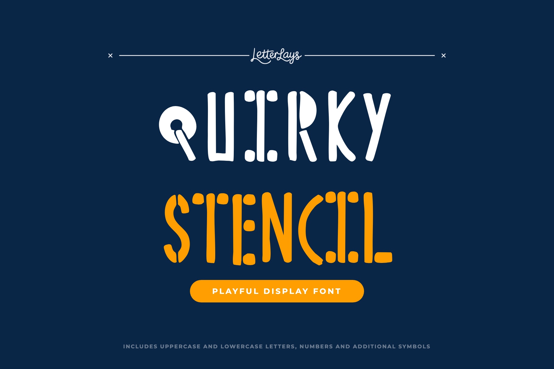 Quirky Stencil Cover Artwork