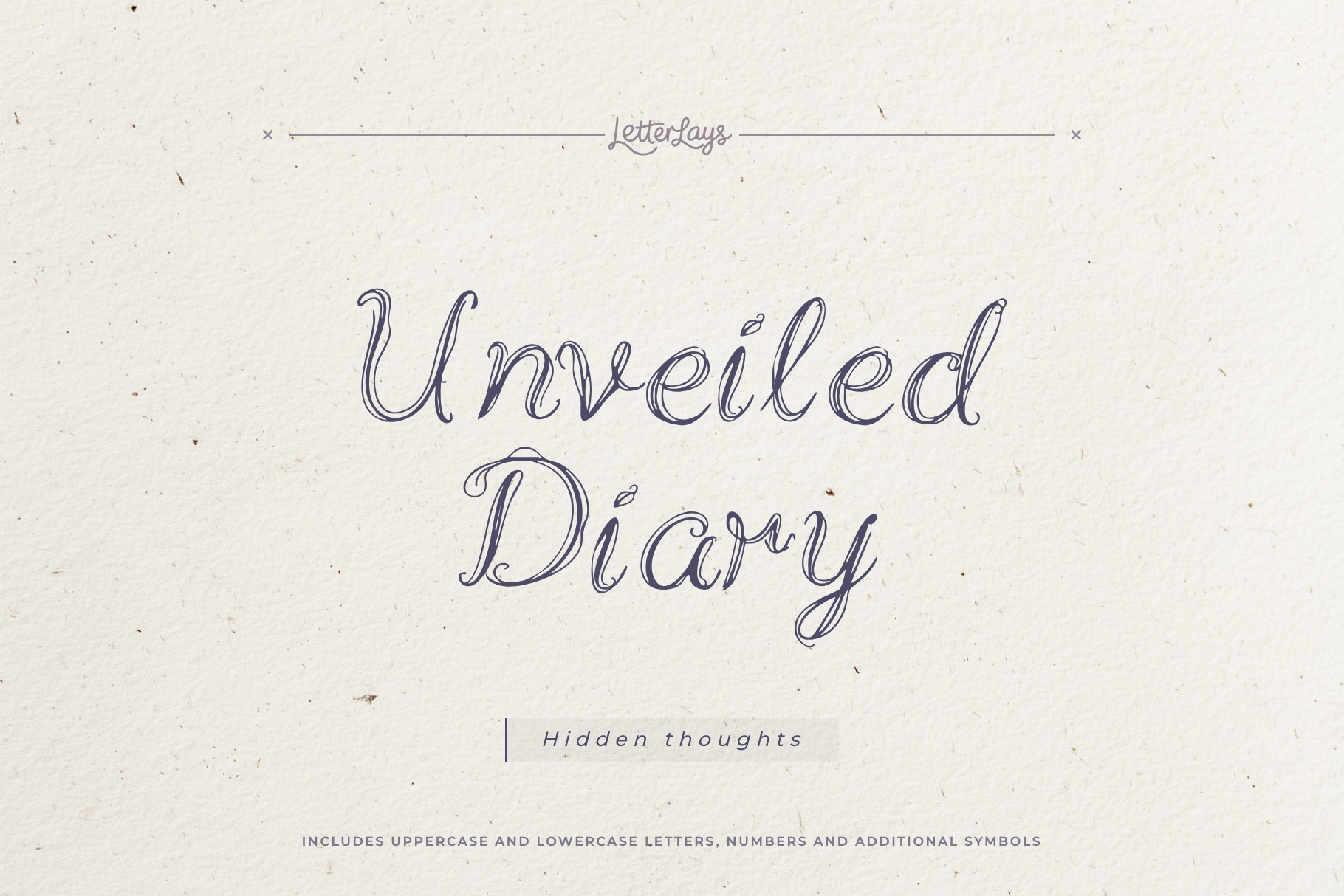 Unveiled Diary Cover Artwork