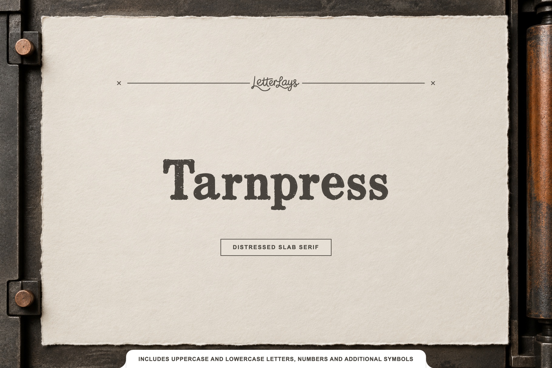 Tarnpress Cover Artwork