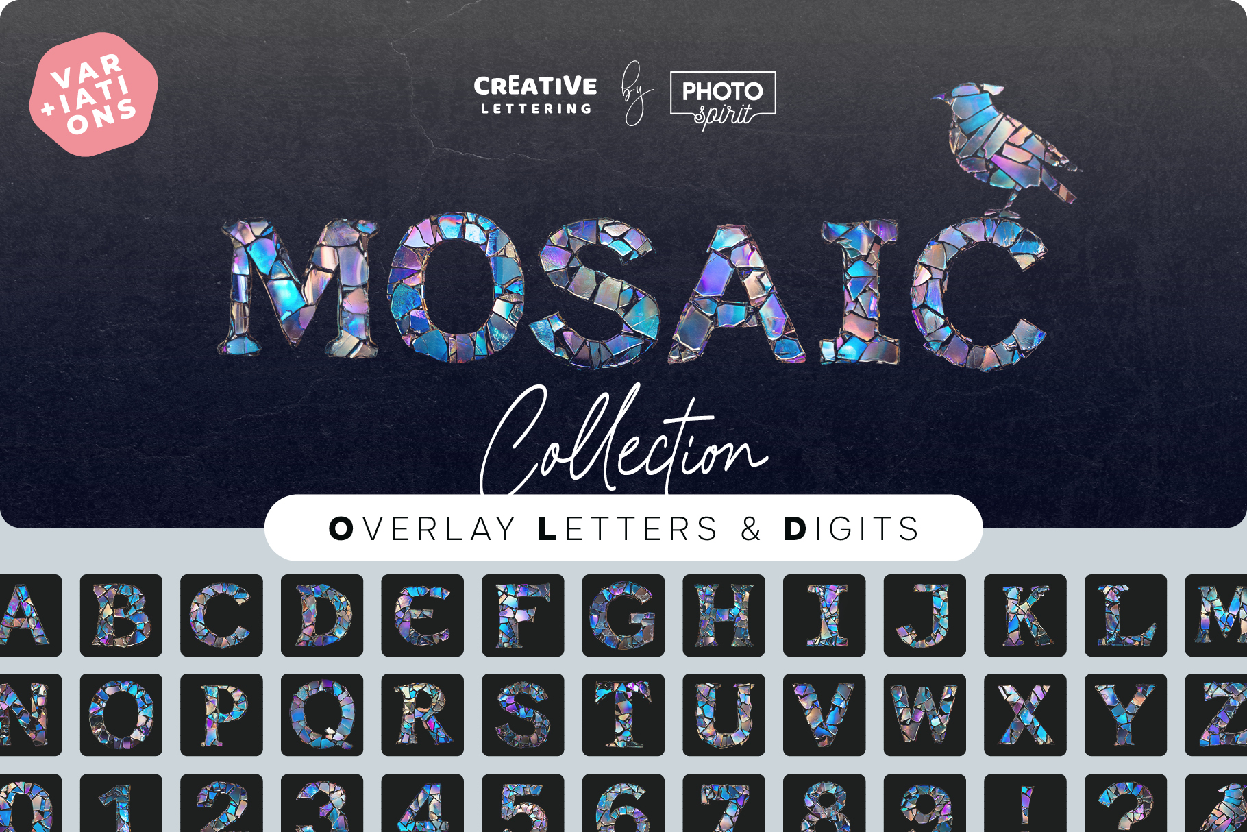 Nacre Broken Glass Mosaic Preview